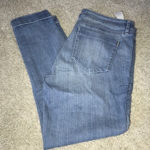 NWT LOFT Modern Cuffed Skinny Ankle Jeans Size 8